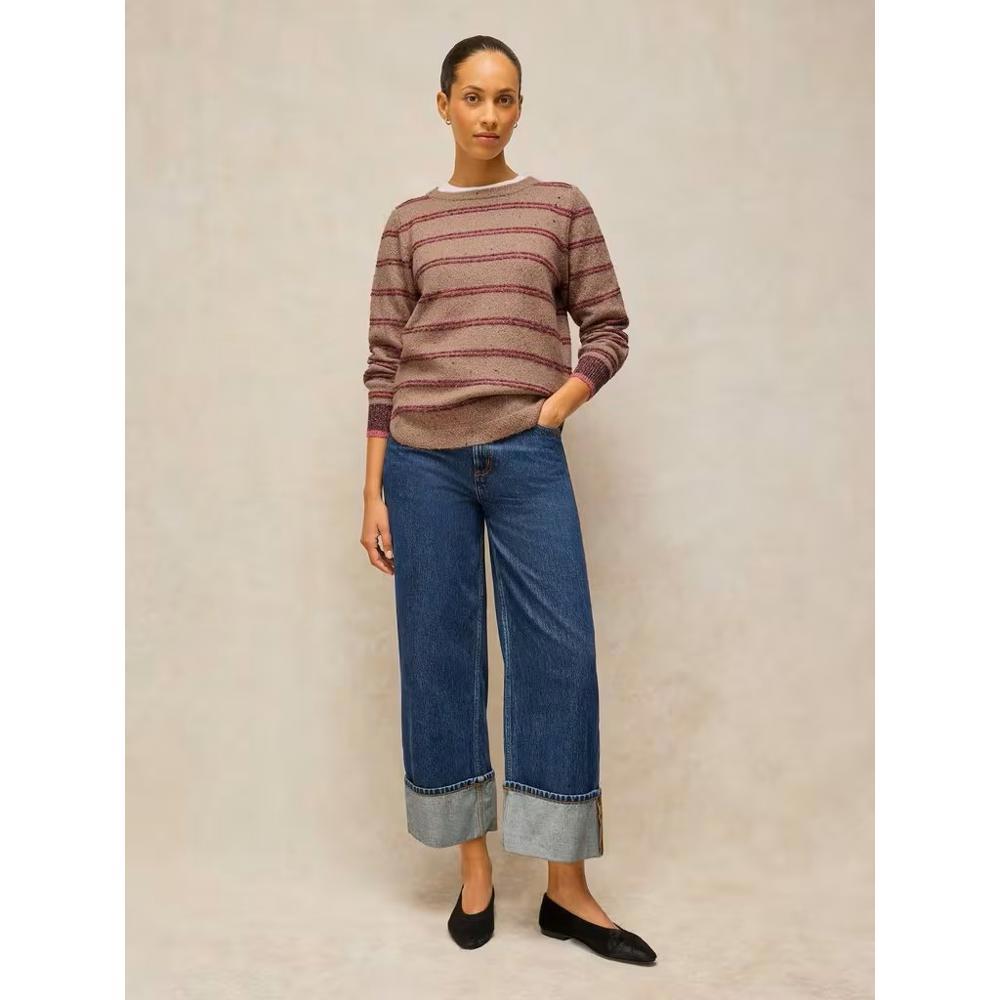 White Stuff Talia Nep Stripe Jumper